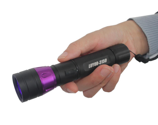 LUYOR-3150紫光LED检漏手电筒