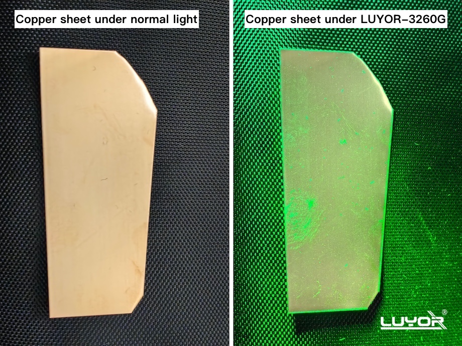 LUYOR-3260G Green Light Used for copper sheet inspection LUYOR-3260G Green Light Used for copper sheet inspection